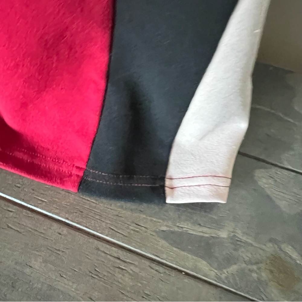Red/black/beige pin-up style midi dress - Picture 6 of 12